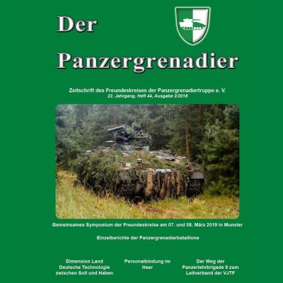Buchcover vom Heft 44 "Der Panzergrenadier"