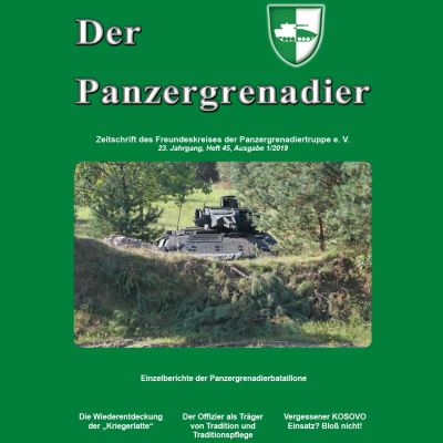Buchcover vom Heft 45 "Der Panzergrenadier"