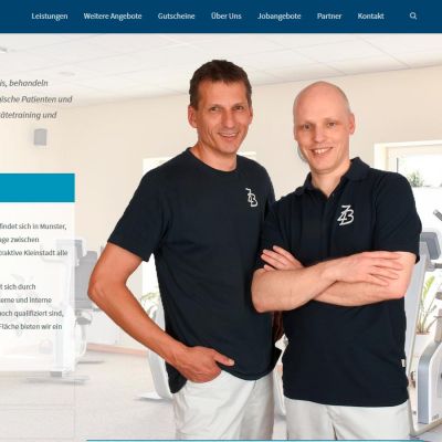Screenshot der Website www.zabinski-binger.de von Stefan Zabinski und Michael Binger