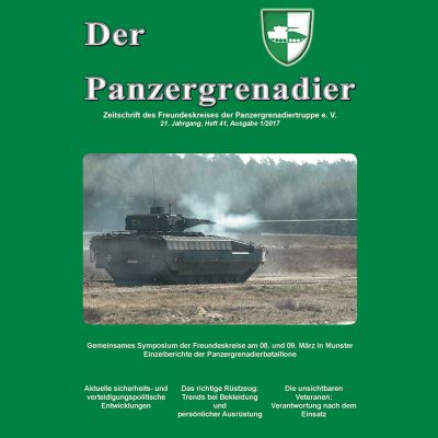 Buchcover vom Heft 41 "Der Panzergrenadier"