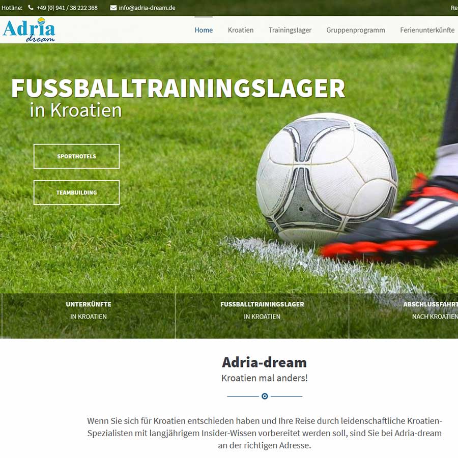 Website Adria-dream.de